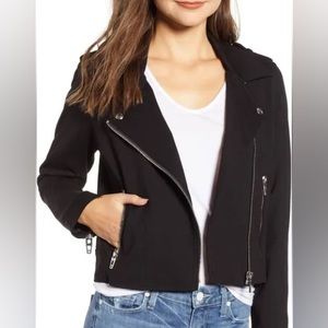 Blank NYC knit moto jacket